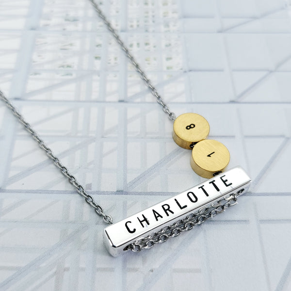 Personalised Necklace Name Chain Arnotts Littlesmith Arnotts