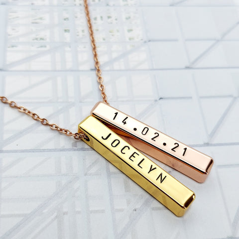 Double Bar Necklace