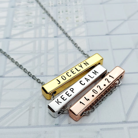 Triple Bar Necklace